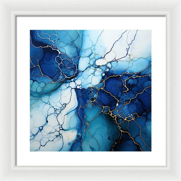 Blue Ice - Framed Print