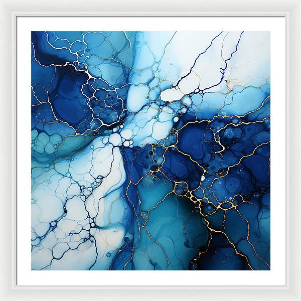 Blue Ice - Framed Print