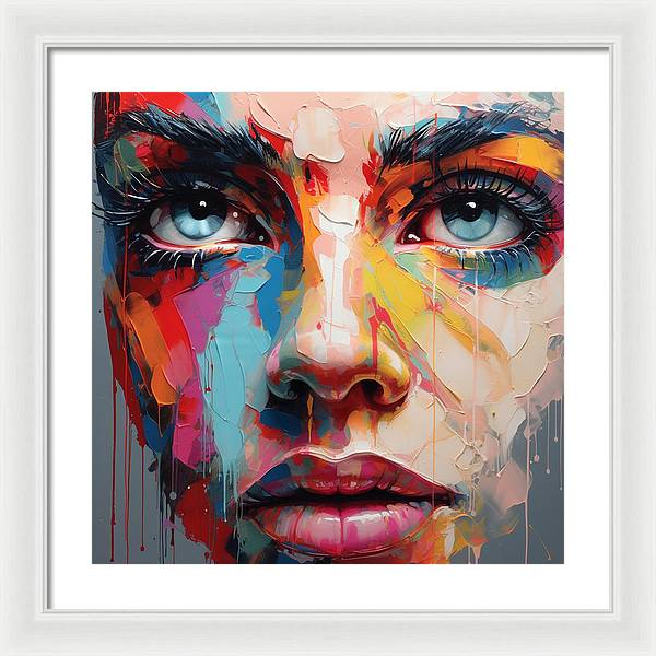 Dripping Hues - Framed Print