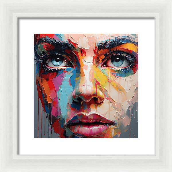 Dripping Hues - Framed Print