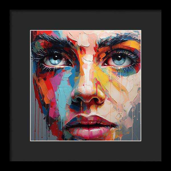 Dripping Hues - Framed Print