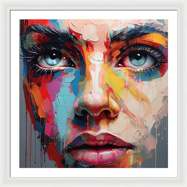 Dripping Hues - Framed Print