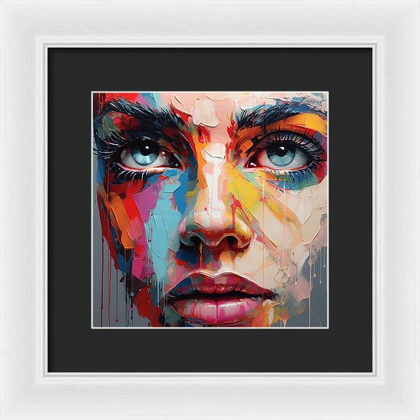 Dripping Hues - Framed Print