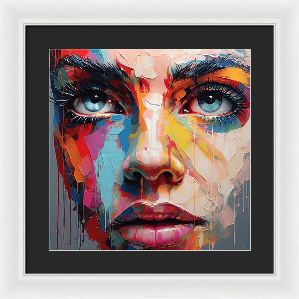 Dripping Hues - Framed Print