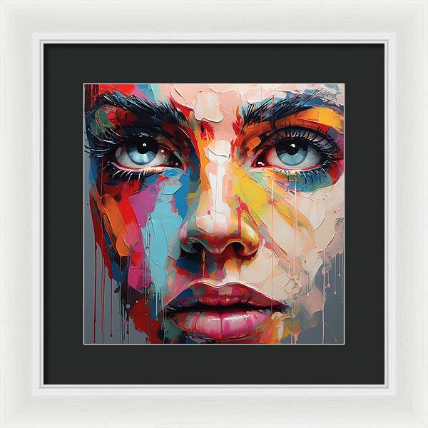 Dripping Hues - Framed Print