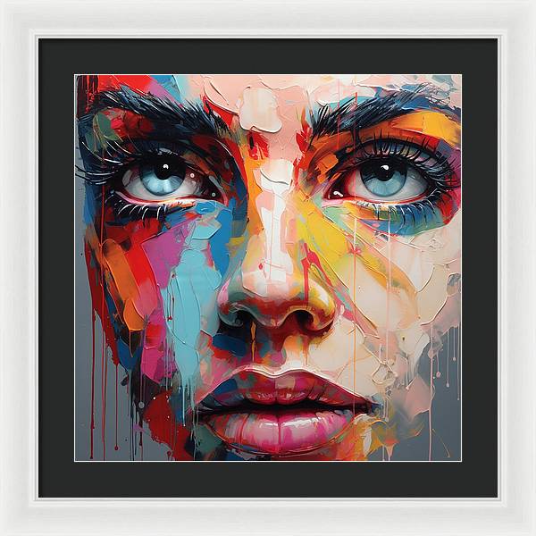 Dripping Hues - Framed Print