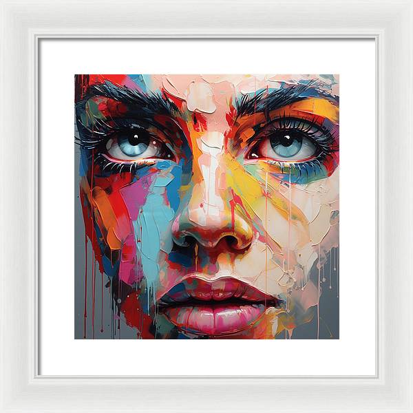 Dripping Hues - Framed Print