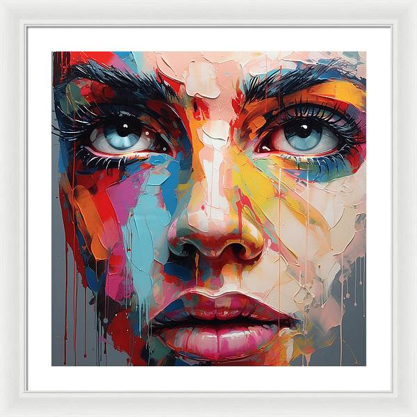 Dripping Hues - Framed Print