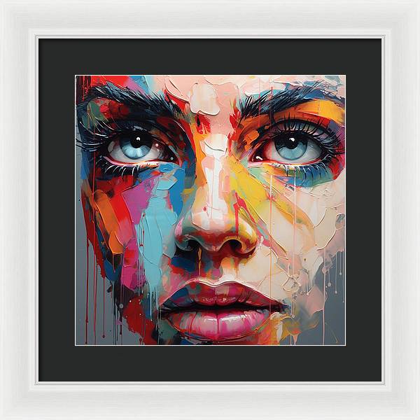 Dripping Hues - Framed Print