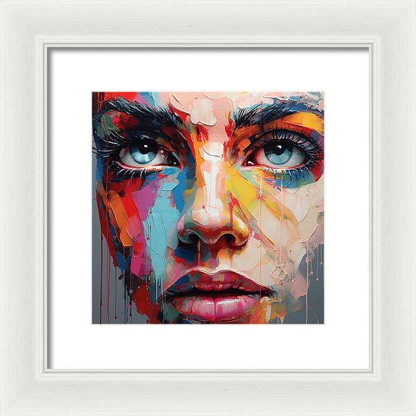 Dripping Hues - Framed Print