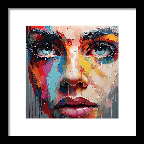 Dripping Hues - Framed Print