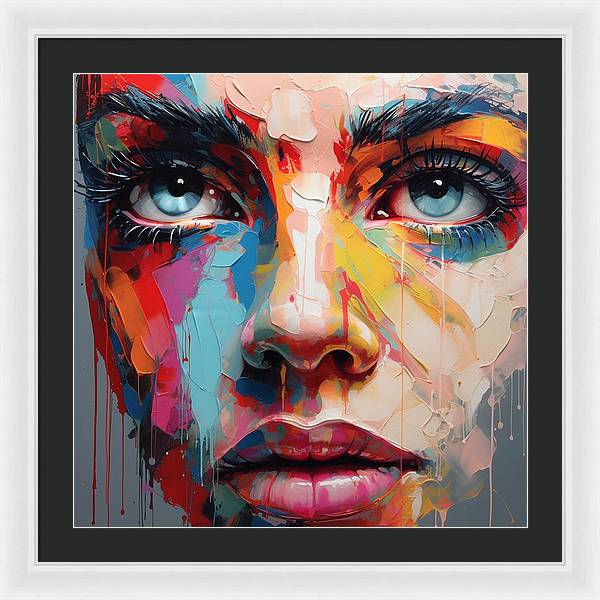 Dripping Hues - Framed Print