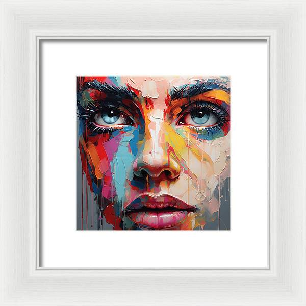 Dripping Hues - Framed Print