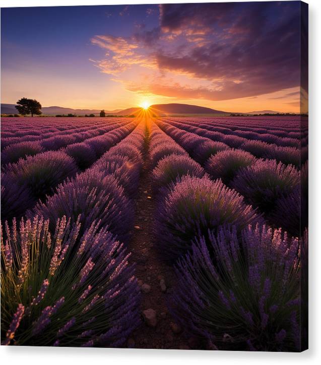 Lavender Fields - Canvas Print