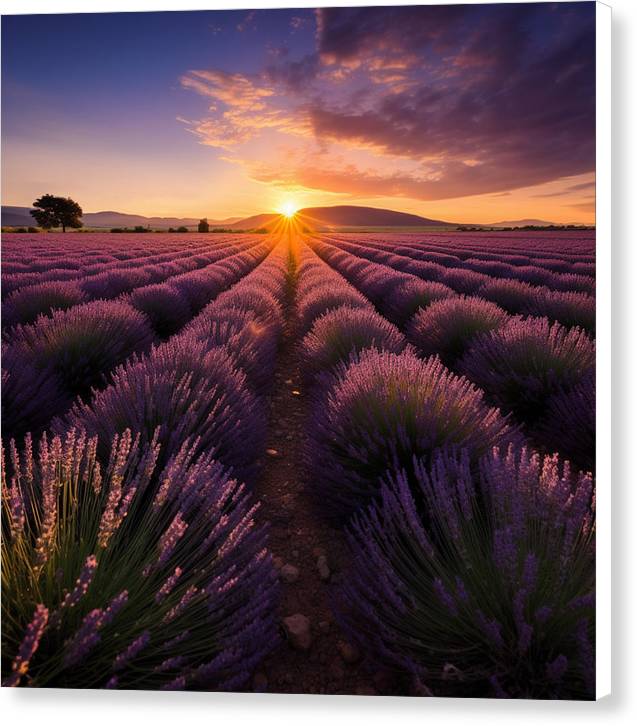 Lavender Fields - Canvas Print