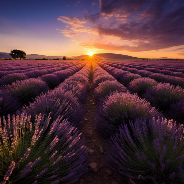 Lavender Fields - Art Print