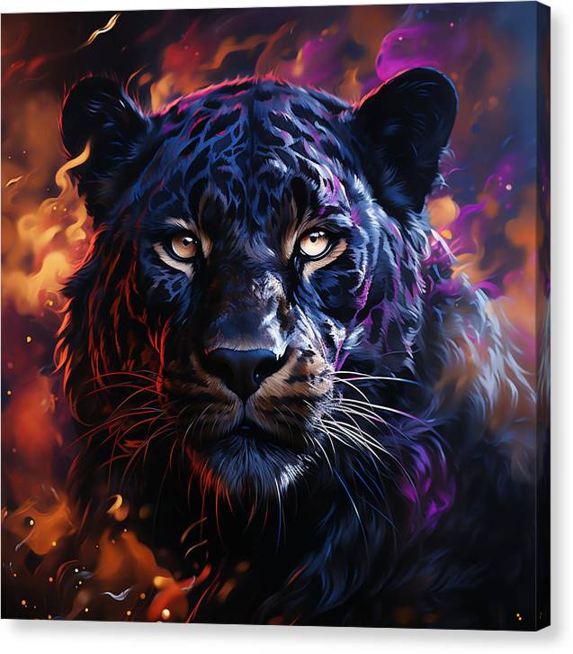 Luminous Stealth - Canvas Print