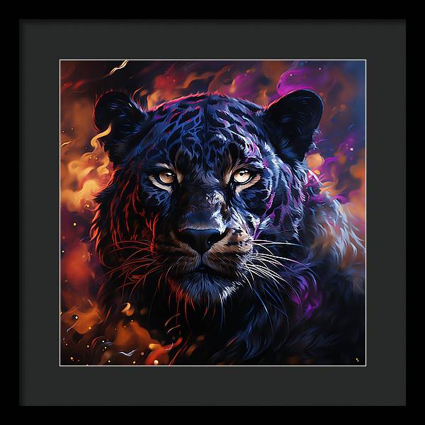 Luminous Stealth - Framed Print