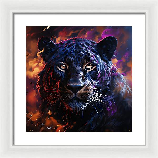 Luminous Stealth - Framed Print