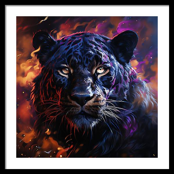 Luminous Stealth - Framed Print