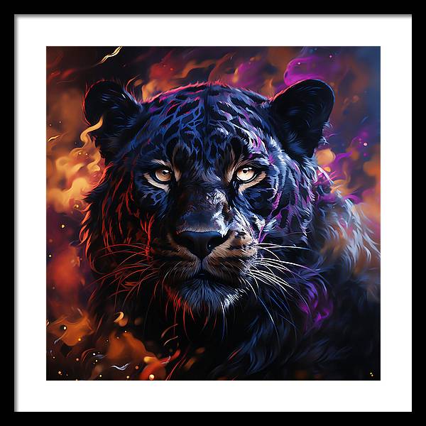 Luminous Stealth - Framed Print