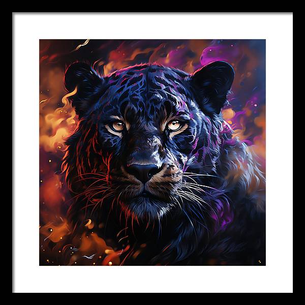 Luminous Stealth - Framed Print