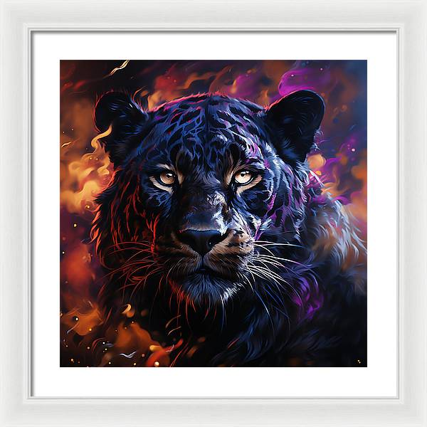 Luminous Stealth - Framed Print