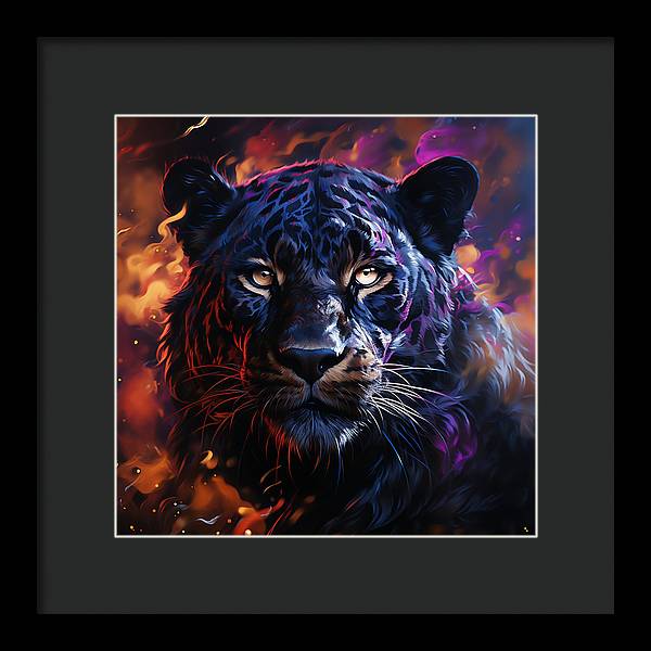 Luminous Stealth - Framed Print