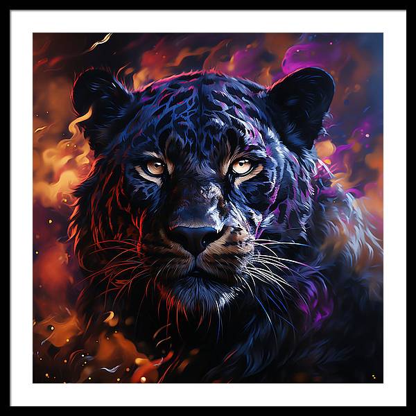 Luminous Stealth - Framed Print