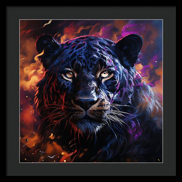 Luminous Stealth - Framed Print