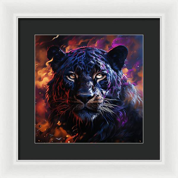 Luminous Stealth - Framed Print