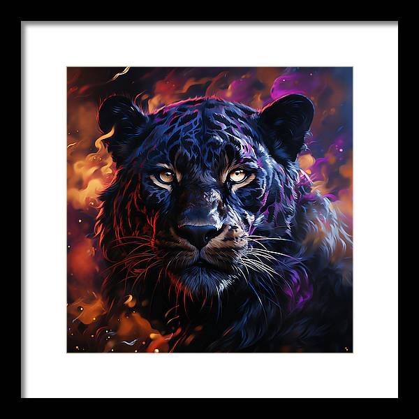 Luminous Stealth - Framed Print