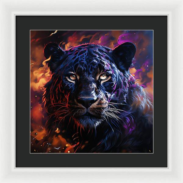 Luminous Stealth - Framed Print