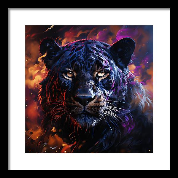 Luminous Stealth - Framed Print