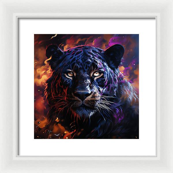 Luminous Stealth - Framed Print