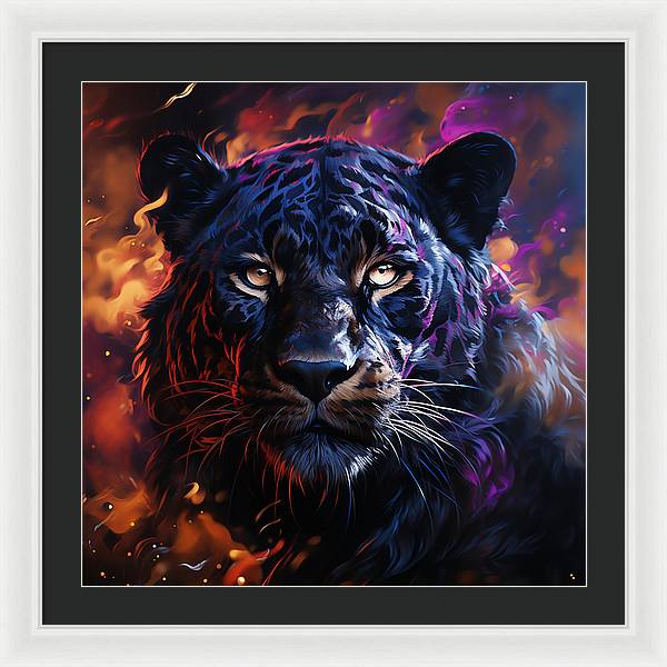 Luminous Stealth - Framed Print