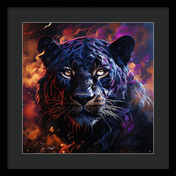 Luminous Stealth - Framed Print