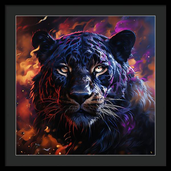 Luminous Stealth - Framed Print