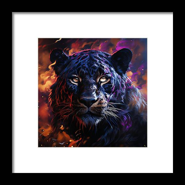 Luminous Stealth - Framed Print