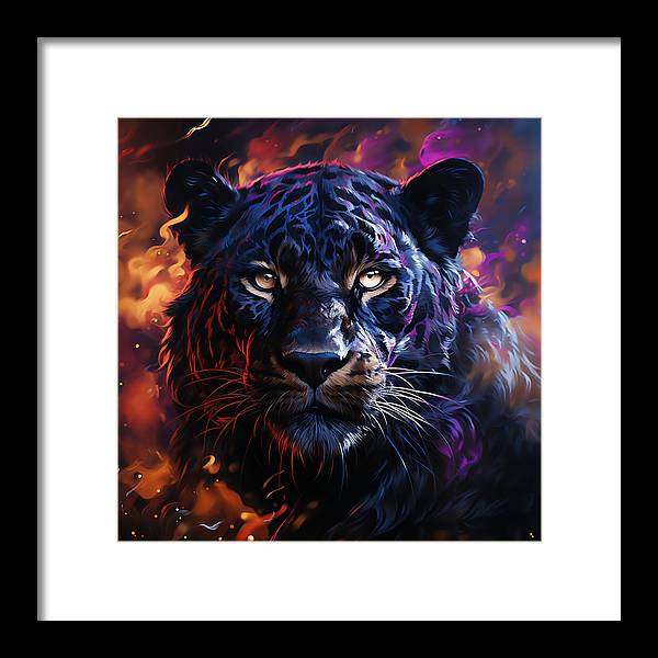 Luminous Stealth - Framed Print