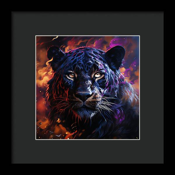 Luminous Stealth - Framed Print