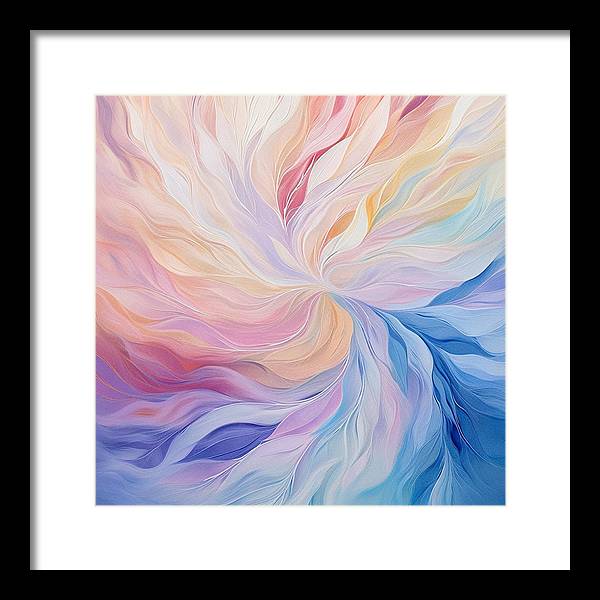 Serenitys Swirl - Framed Print