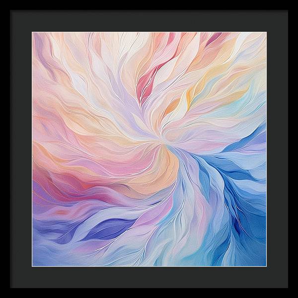 Serenitys Swirl - Framed Print