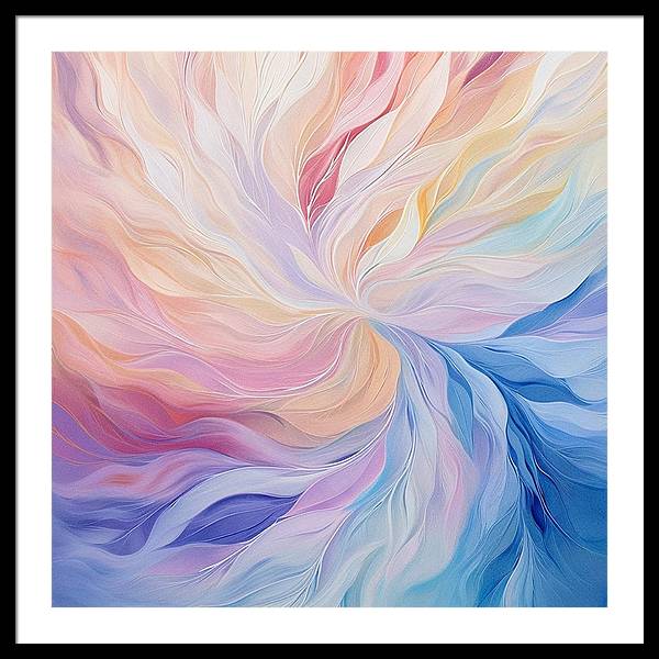 Serenitys Swirl - Framed Print