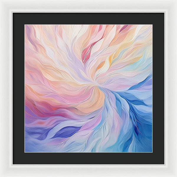 Serenitys Swirl - Framed Print