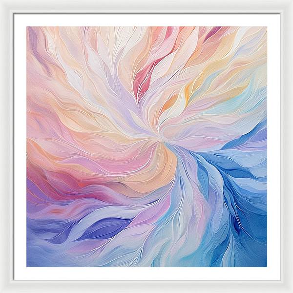 Serenitys Swirl - Framed Print