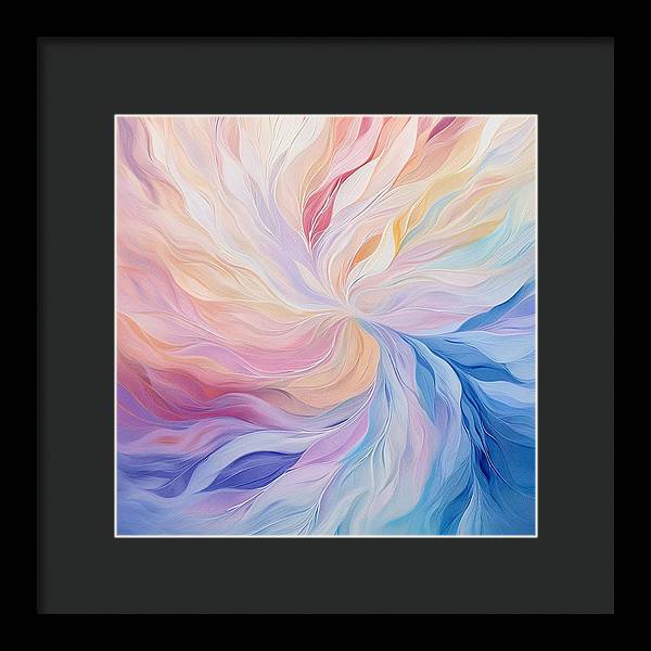 Serenitys Swirl - Framed Print