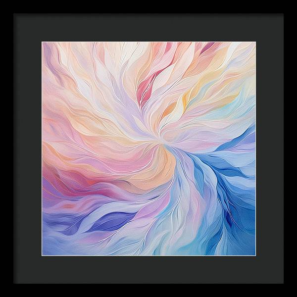 Serenitys Swirl - Framed Print