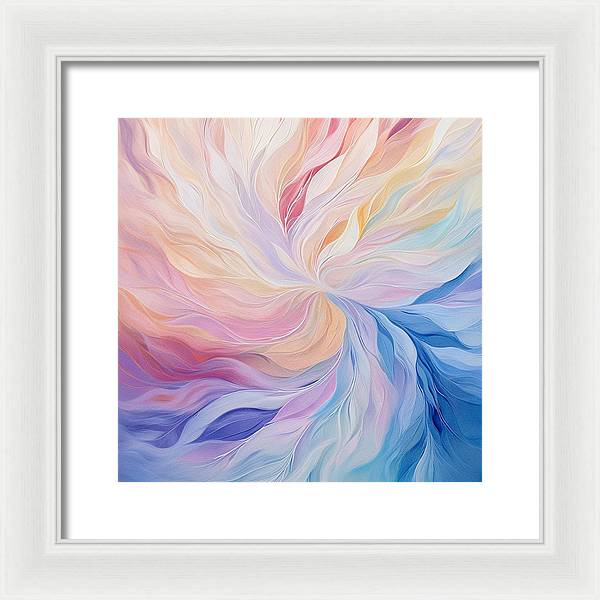 Serenitys Swirl - Framed Print