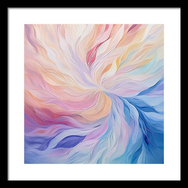 Serenitys Swirl - Framed Print